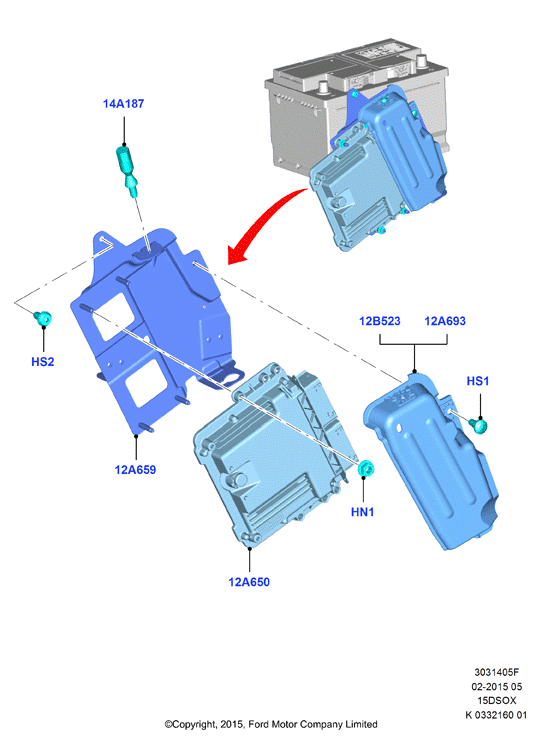 Модули и датчики двигателя, 1.5L SOHC DI TC I4 DIESEL  (15DSOX)