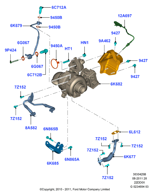 Турбокомпрессор, 2.2L Duratorq Engine