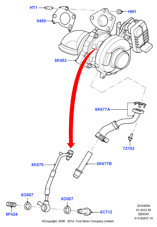 Турбокомпрессор, 2.2L Duratorq Engine