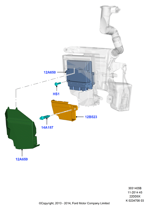 Модули и датчики двигателя, 2.2L Duratorq Engine
