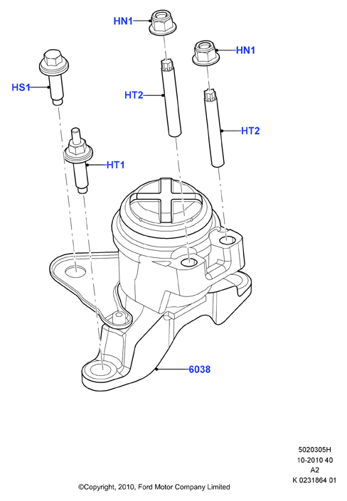 Опора двигателя