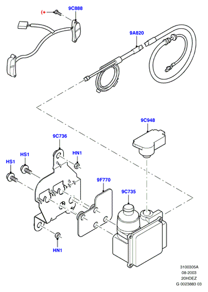 Круиз-контроль, 20L 16V DOHC EFI Zetec E