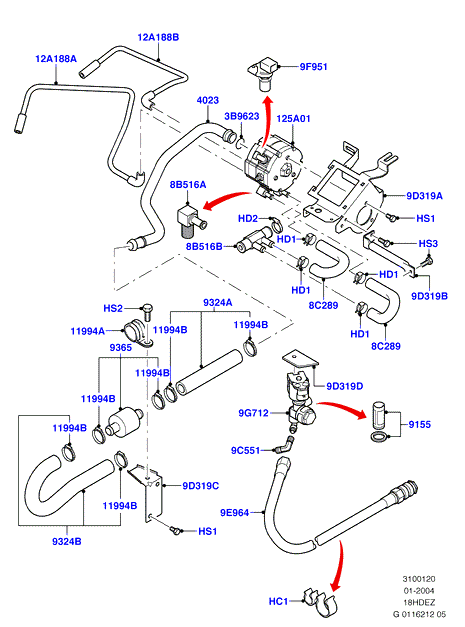 Альтернативн.топл.сист., 18L 16V DOHC EFI Zetec E