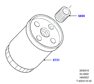 Масляный радиатор и фильтр, 18L 16V DOHC EFI Zetec E
