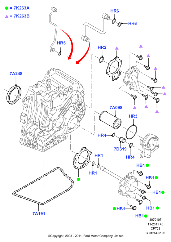 Комплекты прокладок для автом.КПП, CVT Auto Transaxle ZF