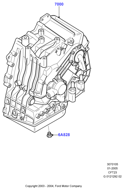 Коробка передач и привод спидометра, CVT Auto Transaxle ZF