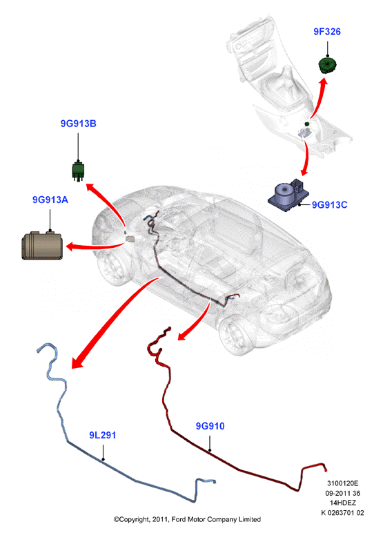 Альтернативн.топл.сист., Zetec 1.4 DOHC EFI