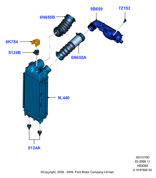 Пром.теплообм/воздуховоды и шланги, 1.6 DI Diesel