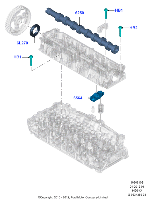 Распределительный Вал, Duratorq 1.4 TDCi