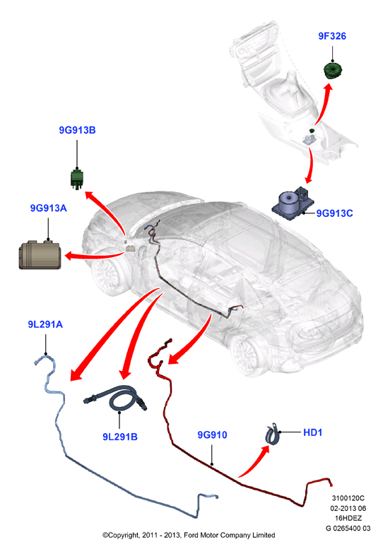 Альтернативн.топл.сист., Zetec 1.6 DOHC EFI