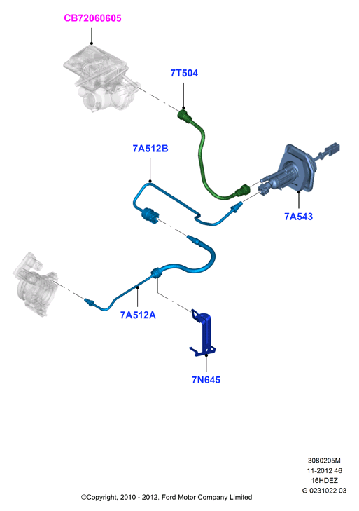 Главный и рабочий цилиндры сцеплен., Zetec 1.6 DOHC EFI