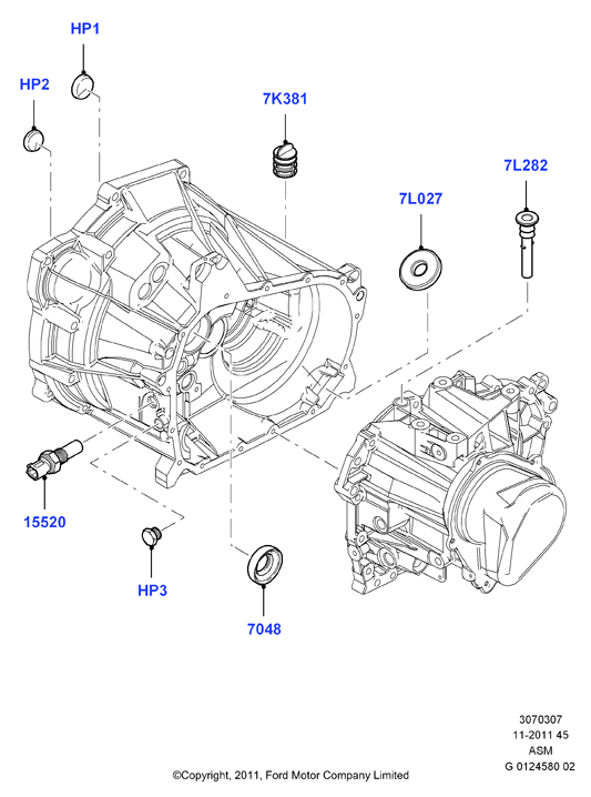 Внеш.эл-ты мех.кор.пер., 5 Speed Auto Shift Manual