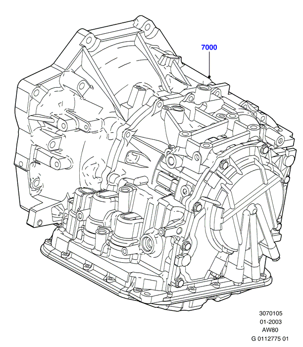 Коробка передач и привод спидометра, Aisin Warner Durashift Auto