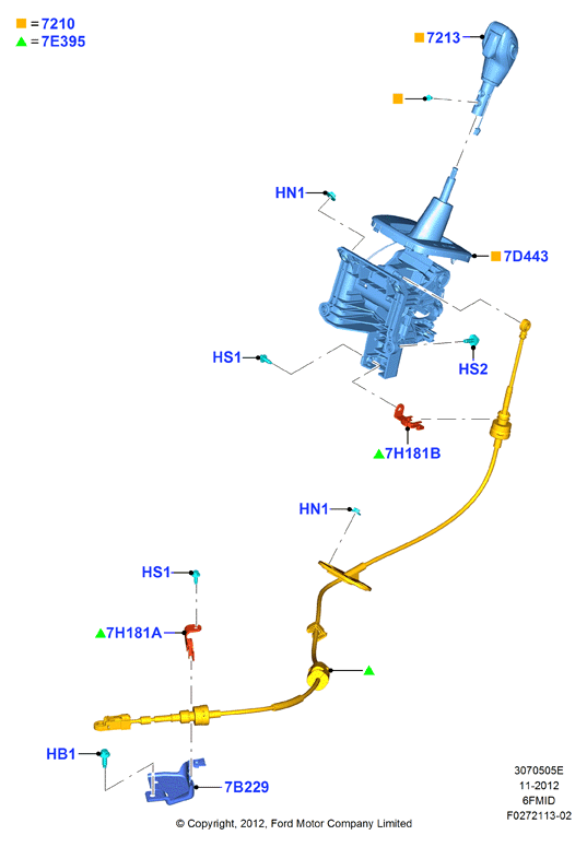 Перекл.пер.-Автомат.кор.пер., 6F 6 Speed Mid Range Auto