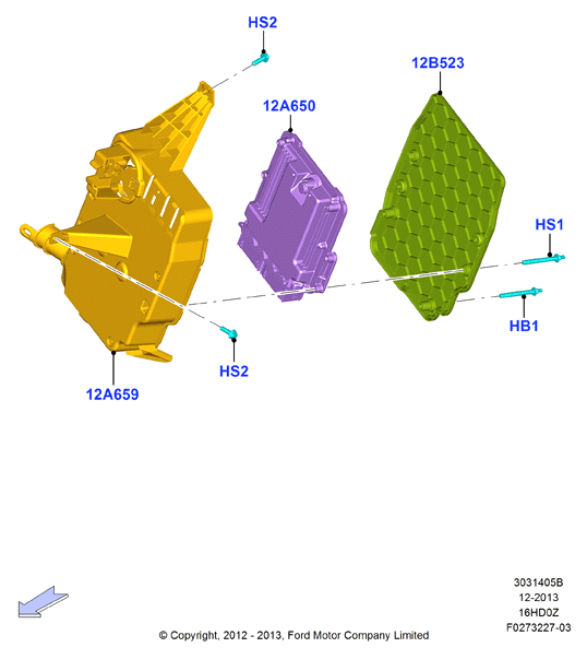 Модули и датчики двигателя, 1.6 Sigma GTDI