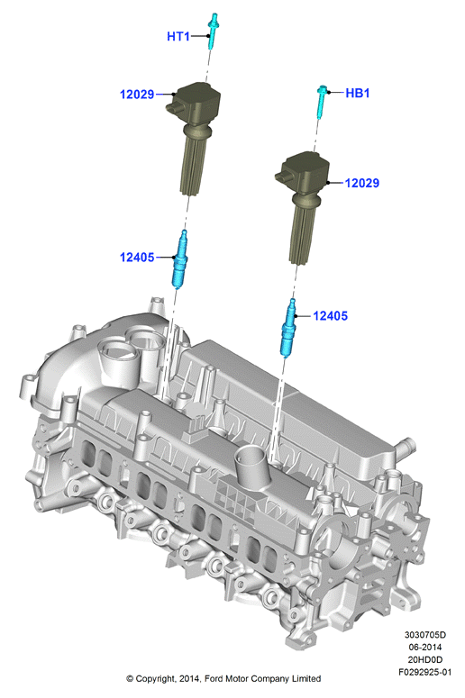 Катушка заж.и провода/свечи заж., 2.0L IVCT Turbo
