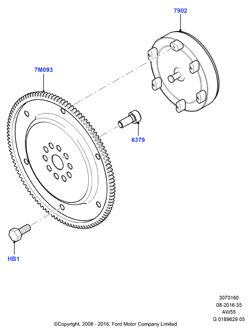 Гидротрансформатор, 5 Speed Auto AWD Transmission
