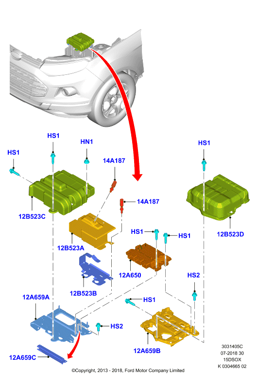 Модули и датчики двигателя, 1.5L SOHC DI TC I4 DIESEL  (15DSOX)