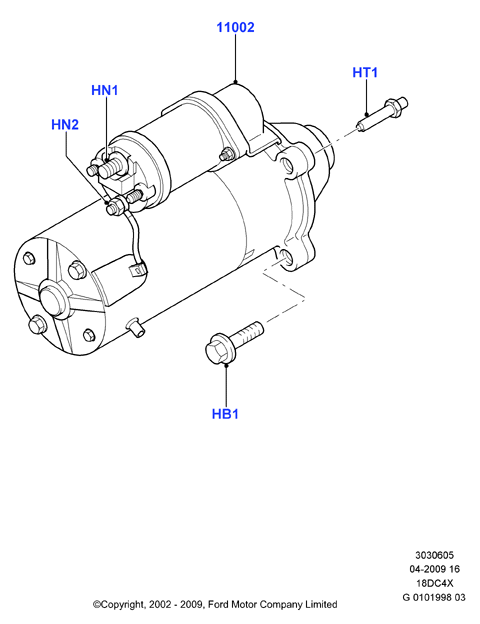 Опоры стартера, Lynx Diesel 1.8