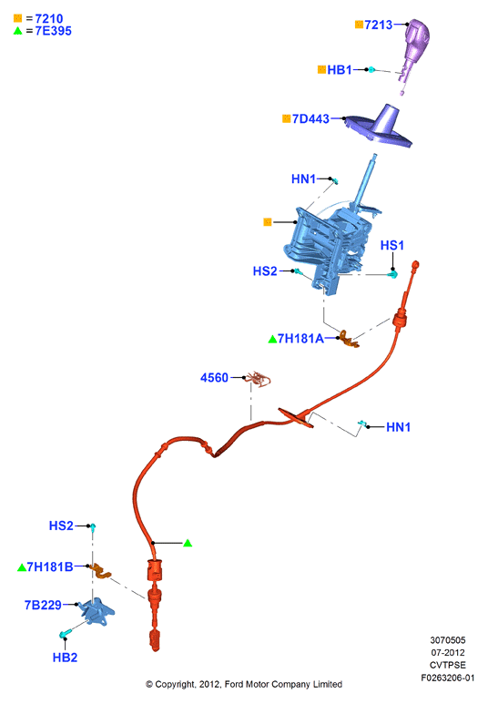 Перекл.пер.-Автомат.кор.пер., CVT Auto Trans Powersplit