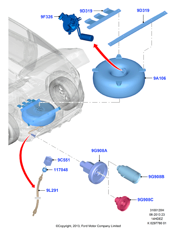 Альтернативн.топл.сист., Zetec 1.4 DOHC EFI