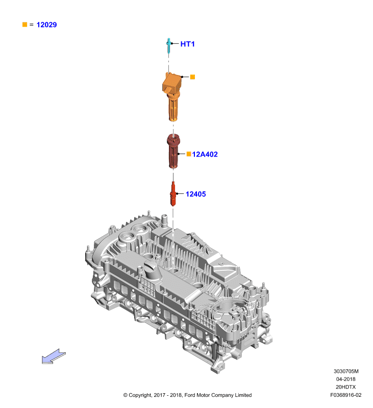 Катушка заж.и провода/свечи заж., 2.0 DOHC 16В с турбокомпрессором