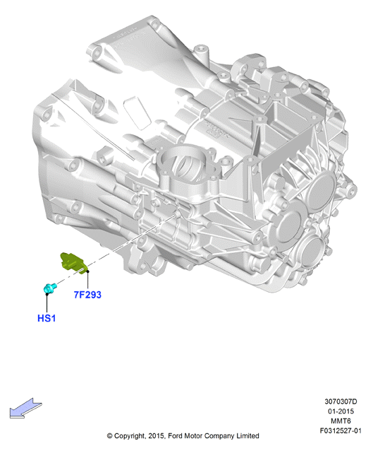 Внеш.эл-ты мех.кор.пер., 6 Speed Manual Transmission