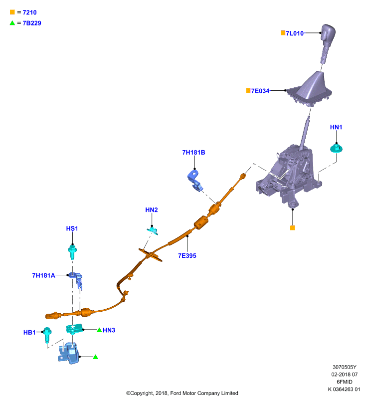 Перекл.пер.-Автомат.кор.пер., 6F 6 Speed Mid Range Auto
