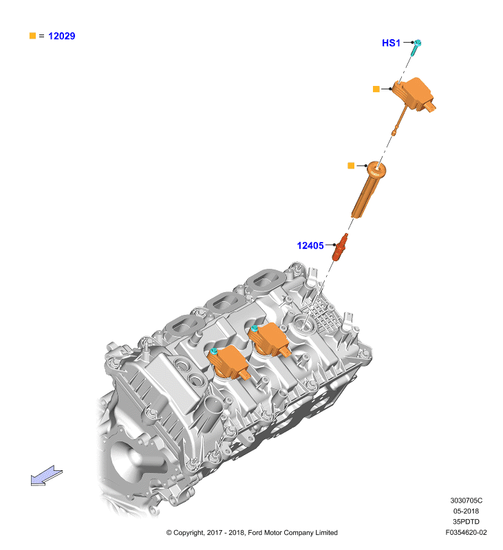 Катушка заж.и провода/свечи заж., 3.5L DOHC Turbo