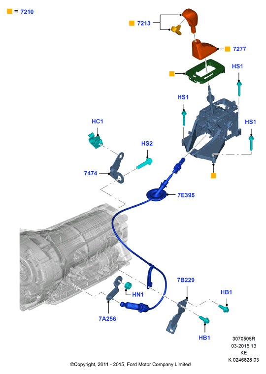 Перекл.пер.-Автомат.кор.пер., 6 Speed Auto Transmission