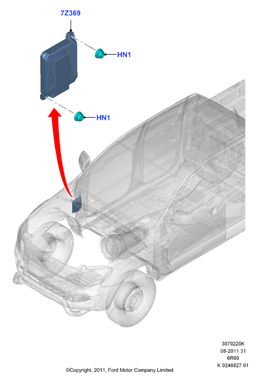 Модули и датчики коробки передач, 6 Speed Auto Transmission