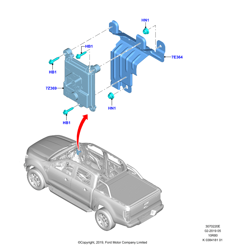 Модули и датчики коробки передач, 10 Speed Auto Transmission