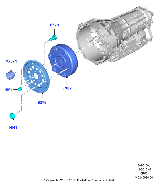 Гидротрансформатор, 6 Speed Auto Transmission