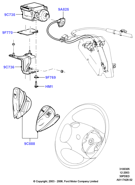 Круиз-контроль, 3.0 V6 DOHC 24v Duratec