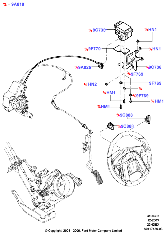 Круиз-контроль, 2.3L I4 16v DOHC EFI
