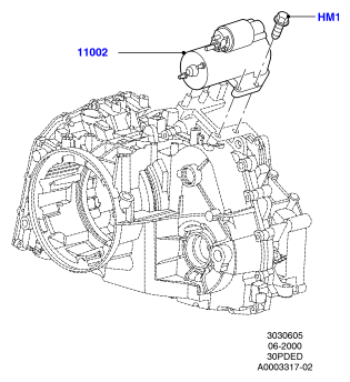 Опоры стартера, 3.0 V6 DOHC 24v Duratec