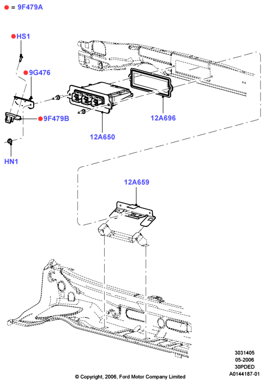 Модули и датчики двигателя, 3.0 V6 DOHC 24v Duratec