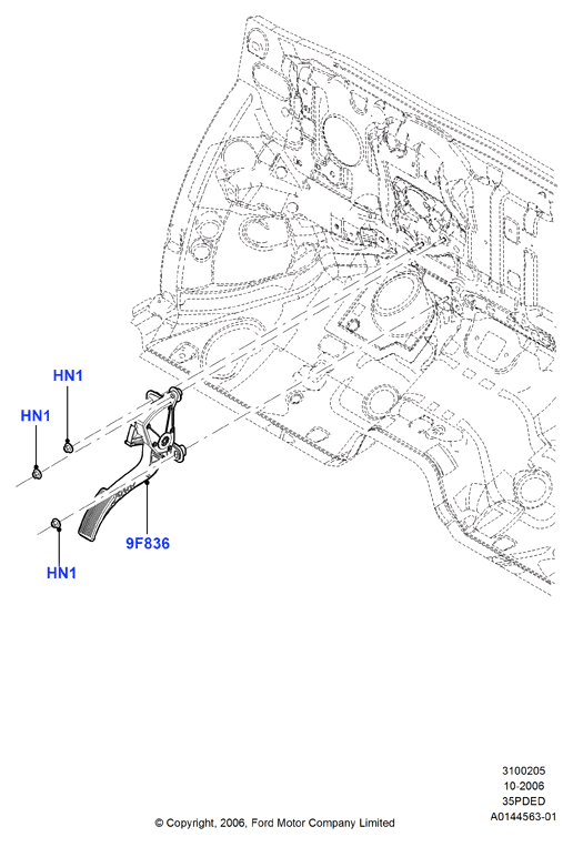 Орг.упр.акселератором/ТНВД, 3.5L DOHC VCT