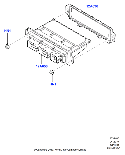 Модули и датчики двигателя, 3.7L DOHC 4v V6 EFI