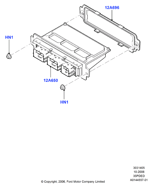 Модули и датчики двигателя, 3.5L DOHC VCT