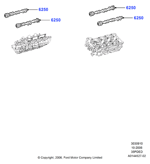 Распределительный Вал, 3.5L DOHC VCT