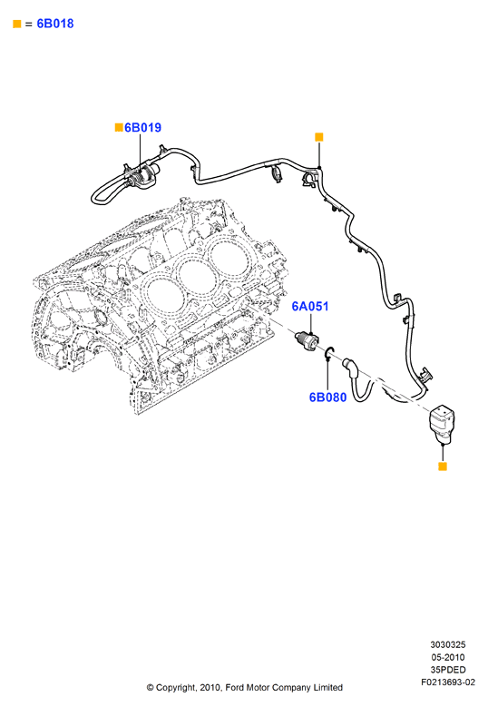 Подогреватель двигателя, 3.5L DOHC VCT