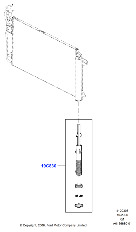 Схема установки 7T4Z 19C836-A