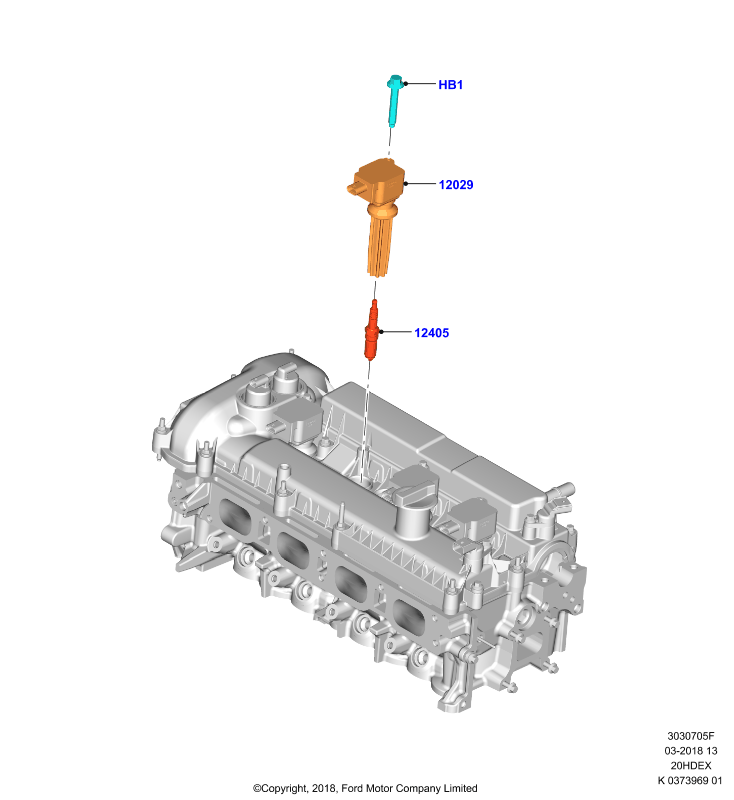 Катушка заж.и провода/свечи заж., 2.0L 16V DOHC EFI