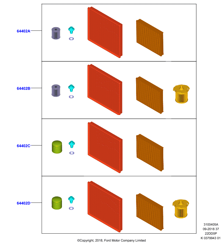 Комплект для техосмотра, 2.2 Duratorq TC