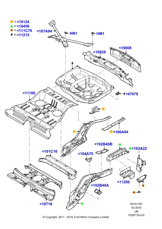 Схема установки AE9Z 74101C16-A