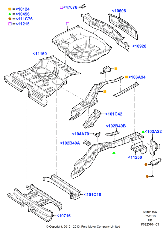 Схема установки AE9Z 74101C16-A