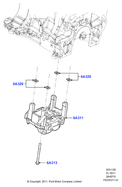 Валы и привод сист.уравновешивания, 2.0L DOHC 16v DI Valencia