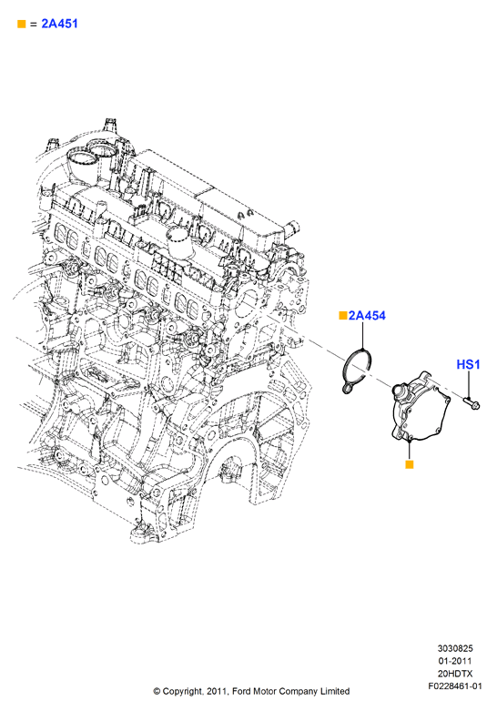 Вакуумное управл. и впуск воздуха, 2.0L DOHC 16v DI Valencia
