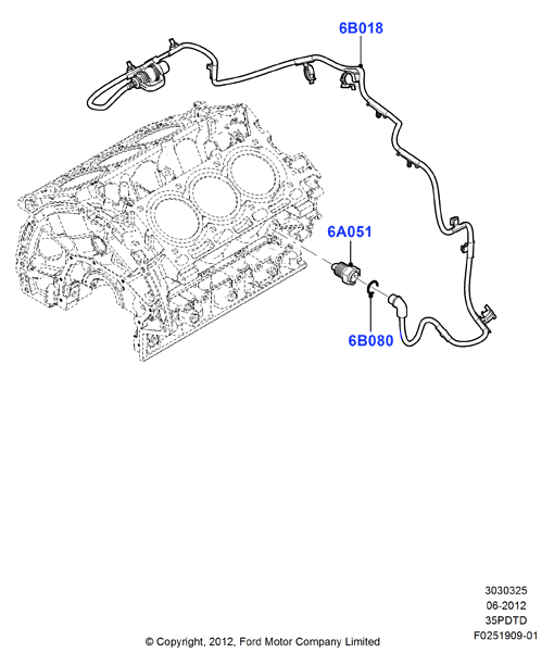 Подогреватель двигателя, 3.5L DOHC Turbo
